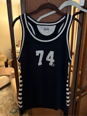 2008 Converse One Star / Target Navy and White Striped Knit Tank